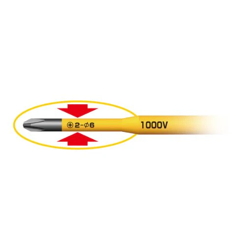 Annex (ANEX) Driver Insulation Specifications 1000V Compatible Slim Tip -6 x 100 No.7900 - Image 3