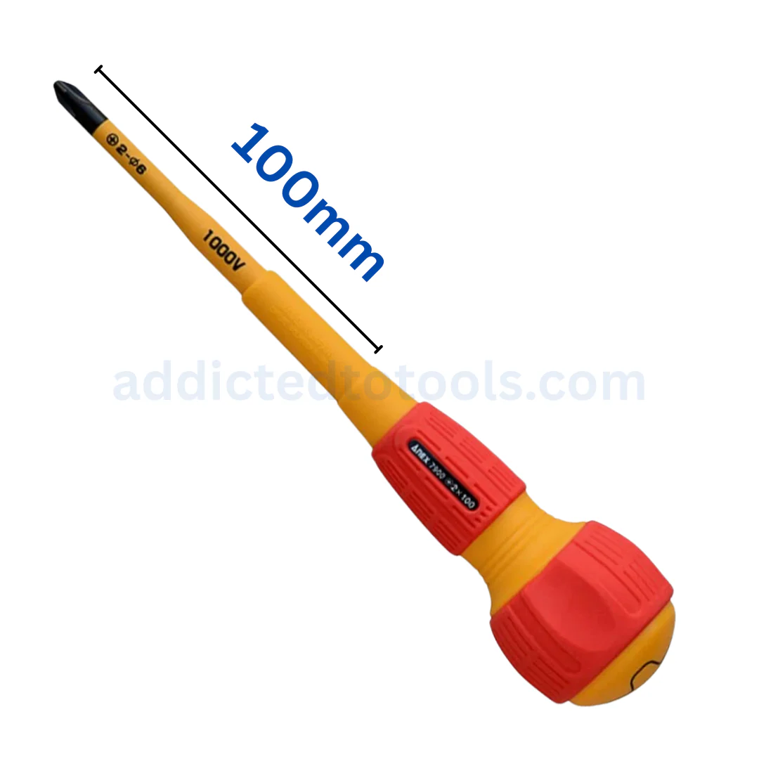 Annex (ANEX) Driver Insulation Specifications 1000V Compatible Thin Shaft Slim Tip +2x100 No.7920 - Image 6