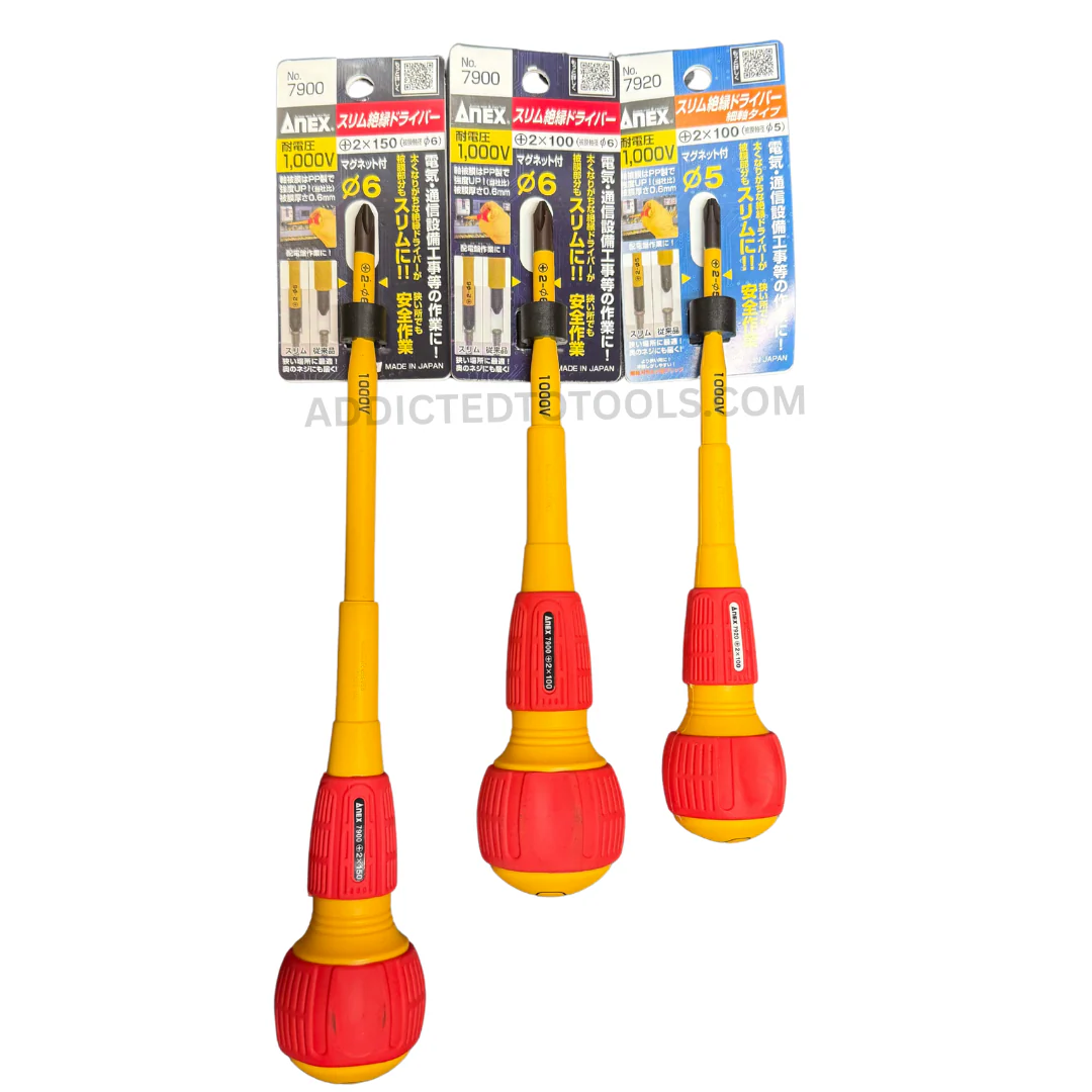 Annex (ANEX) Driver Insulation Specifications 1000V Compatible Thin Shaft Slim Tip +2x100 No.7920 - Image 8