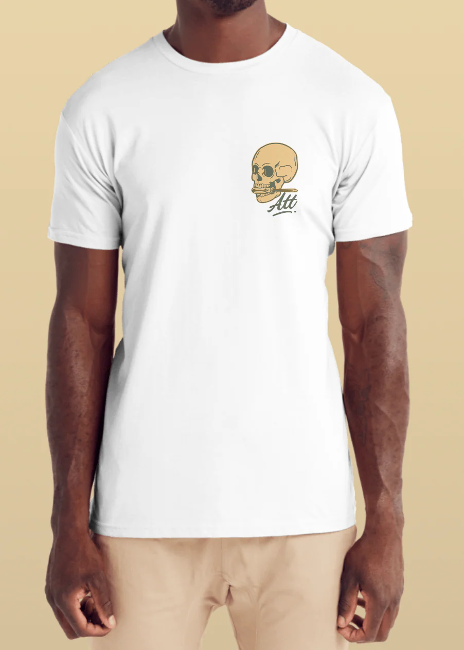 Addicted to tools skull logo corner beige ATT - Image 5