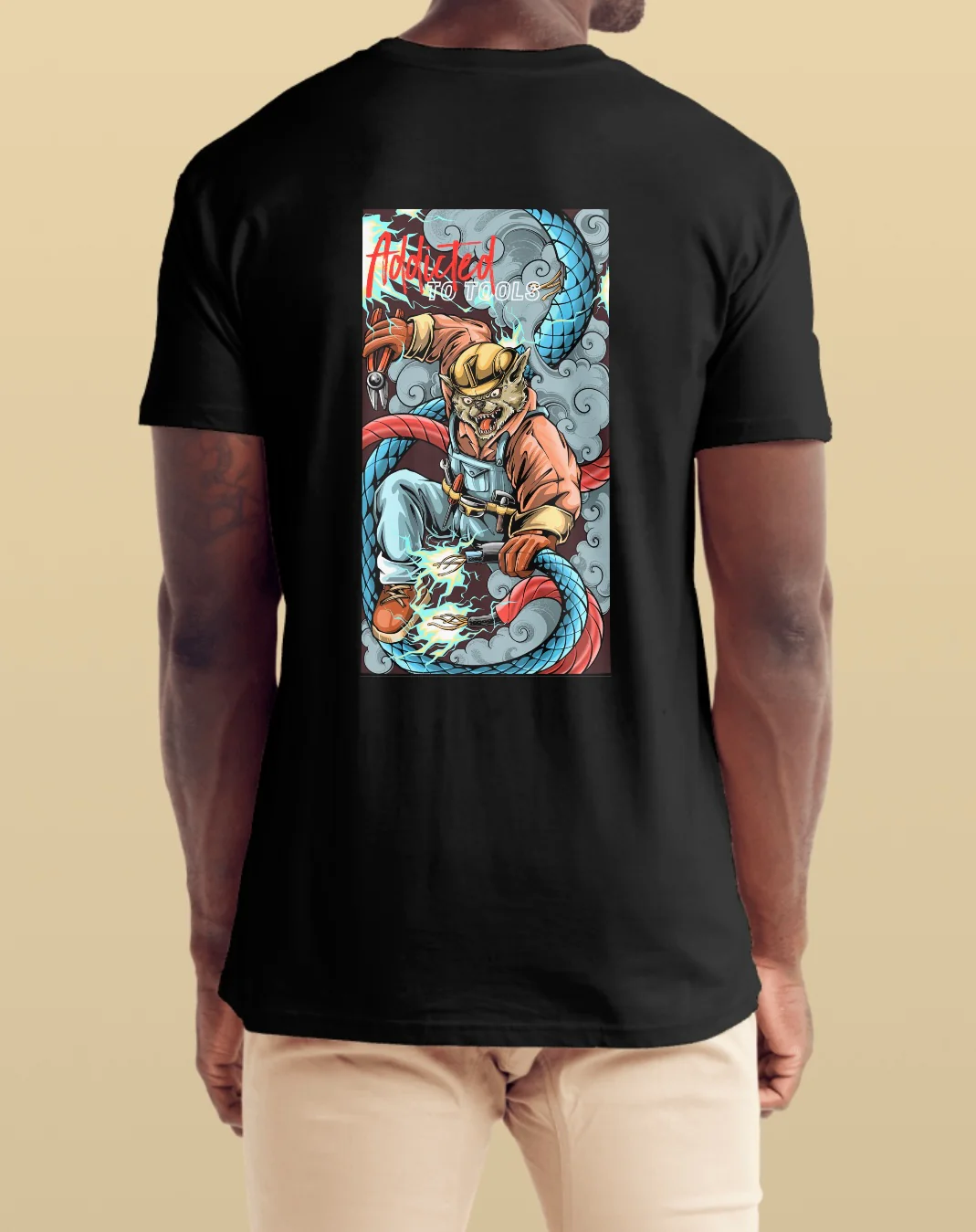 Japanese style T-shirt Mens - Image 3