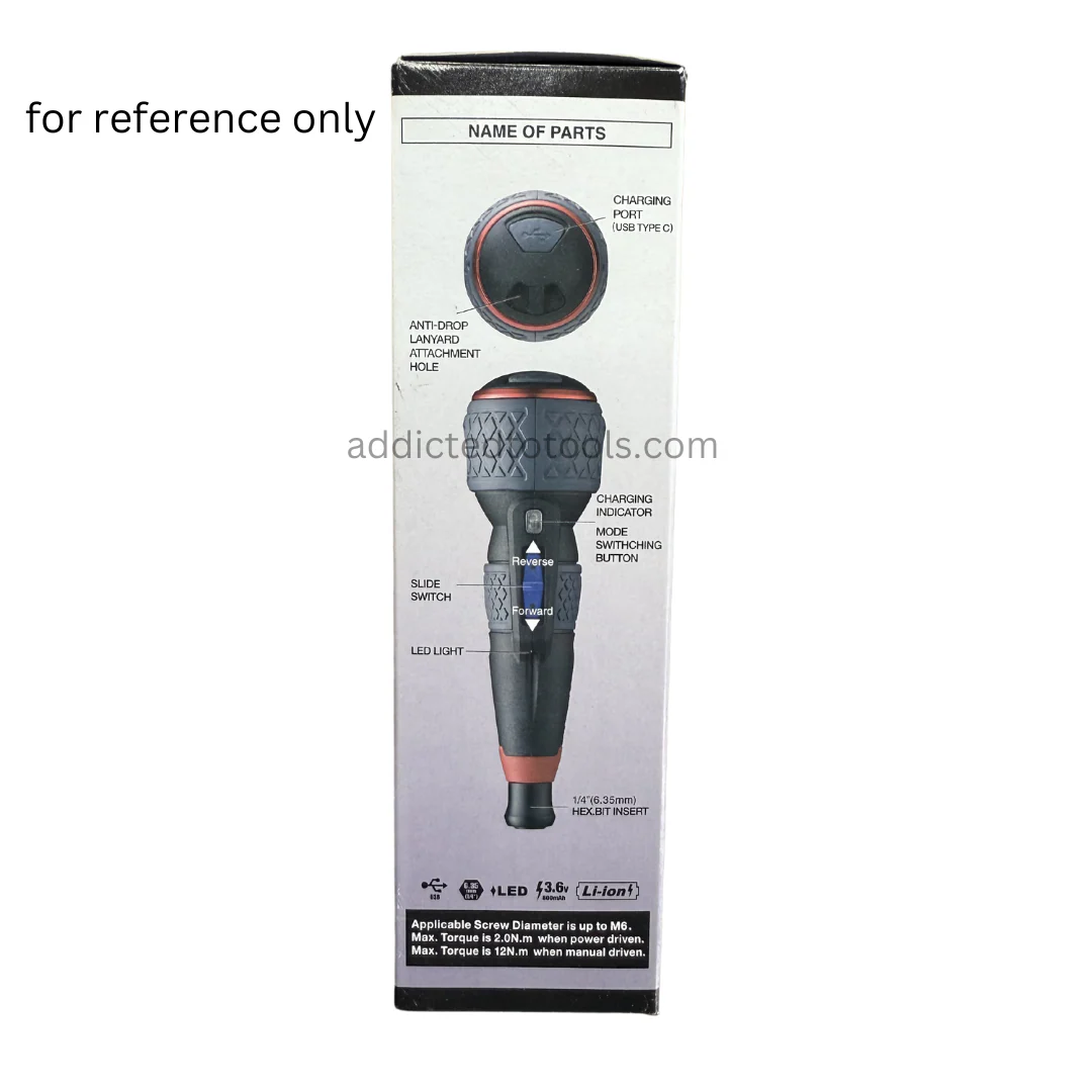 VESSEL ELECTRIC SCREWDRIVER 220USB-P1 3 Speed / single speed 3nm - Image 10